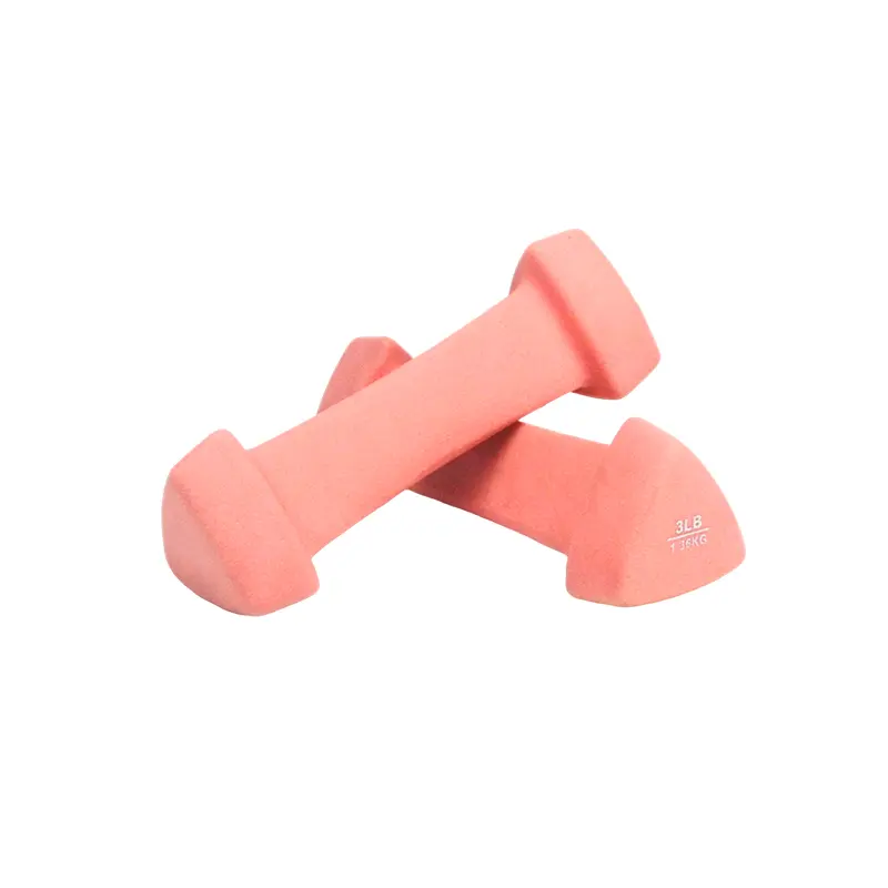 triangle vinyl dipping dumbbells