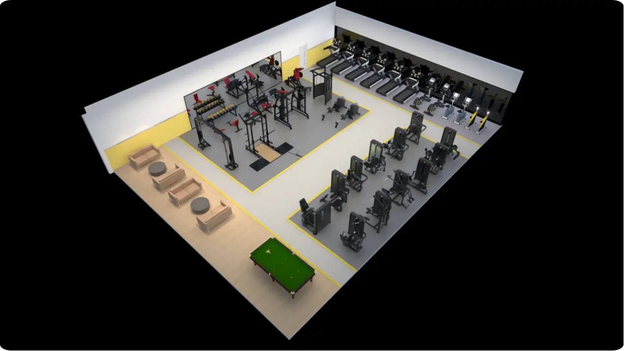 Gym program- Floor plan